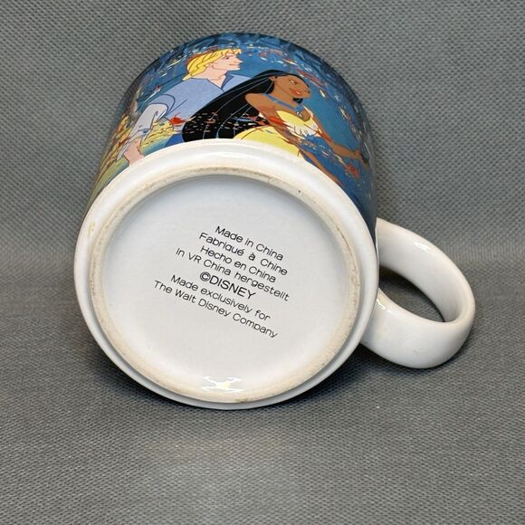 Disney Pocahontas  & John Smith Colors Of the wind ceramcic Collector's mug - Picture 5 of 7